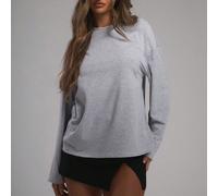 Top ample décontracté à rayures en jersey, tee-shirt ample pour tous les jours, aéroport, rentrée des classes, hiver, printemps, été L,M,S,XSUnicoloreTissu tricoté