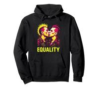 Top arc-en-ciel gay punk égalité Sweat à Capuche