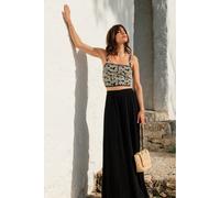 Top Bono Broderie Feuille