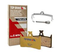 Top Brake Plaquettes de Frein à Disque pour vélo électrique compatibles avec Hope Tech E4/RX4-SH/RX4+/M4/Stealth Race Evo E4 | Vélos électriques| Composé pour vélo électrique, Or (PIN Inclus)