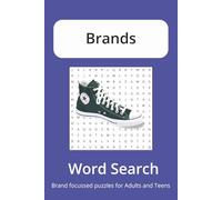 Top Brands Word Search Book: Word Searches with Easy to Read Print | 6x9 inches, 110 pages | 50+ Puzzles | Perfect for holiday, vacations and down time