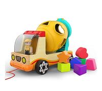 TOP BRIGHT Bétonnière en Bois - Jouet de tri à façonner pour Les Enfants à partir de 18 Mois - Jouet éducatif à Trier et à associer pour 2 Ans - Cadeau pour garçon et Fille