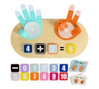 Top Bright Montessori Jouet éducatif d'apprentissage numérique pour Les Tout-Petits - Jouets mathématiques pour Compter Les Doigts, enseignement des Jouets d'éducation précoce pour Les Enfants à