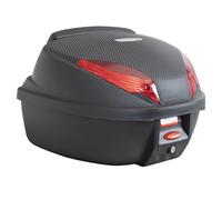 Teknix Top Case moto et scooter S-Line 35 L démontable avec clés Noir/Carbone