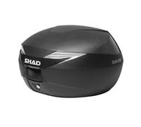 Top case 39L Carbone SHAD SH39 pour moto Scooter - Fermeture à pression - Platine - Capacité pour 2 casques