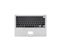 Top Case Argent pour MacBook Air M2 13 (2022) A2681 AZERTY
