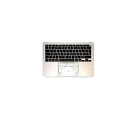 Top Case AZERTY Argent pour MacBook Air M1 13" (2020) A2337 sans Rétro-Eclairage