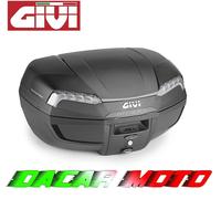 Top Case GIVI 46L Noir RIVIERA Catadioptres Fumé Plaque Kit Universel MONOLOCK