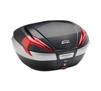 Givi V56 Maxia 4, topcase Monokey 56 L Noir/Argent/Noir Rouge Noir/Argent/Noir Rouge