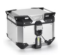 Top case Givi TREKKER OUTBACK EVO SMART 42 Litres (SANS BARILLET) - Anodisé