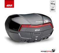 Top case Givi V58NNB Monokey Maxia 5 de 58 litres ABS noir avec couvercle noir