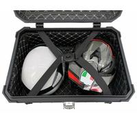 Top case GPR Tech ALPI-TECH Alu - Complet avec support - 55 litres - noir