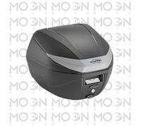 Top Case Kappa K3000N Monolock 30L Noir + Platine K628 Moto Scooter Universel