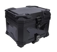 Top Case Moto 45L, Résistant à la Pluie à la Poussière aux Rayures l'usure Matériau ABS Système de Verrouillage Sécurisé Coffre de Moto avec Cadenas de Dossier