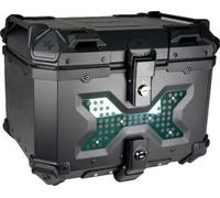 Top case moto, alliage d'aluminium durable, design étanche, 45L