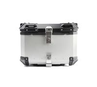 Top Case Moto pour CFMoto CF Moto 800MT MT800 800 MT 800, Coffre de Moto Imperméable Valise Arrière Moto Valise, Grande Capacité Coffre pour Moto Boîte de Queue de Moto, 55L-Silver