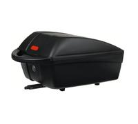 Polisport Coffre arrière vélo 8870100002 – 11 L, verrouillable et étanche, Compatible MIK/MIK-HD Noir