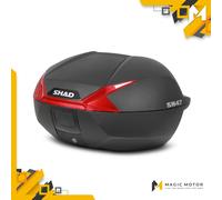 Top case SHAD SH Réflecteur rouge 47 L 47 L Rouge D0B47206