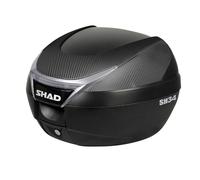 TOP CASE SHAD SH34 NOIR-CARBONE 34L AVEC PLATINE (CONTENANCE 1 CASQUE INTEGRAL