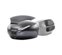 Top Case Shad SH48 + Capot + Dosseret Look Carbone