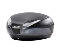 TOP CASE SHAD SH48 GRIS FONCE 48L AVEC AVEC PLATINE (CONTENANCE 2 CASQUES