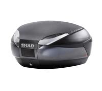 Top case shad sh48 gris fonce 48l avec platine (contenance 2 casque integral) (l