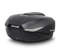Shad Top case Sh58X – taille ajustable – look carbone