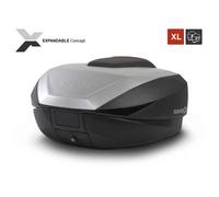SHAD top case SH59X Taille ajustable, noir, cache aluminium Shad