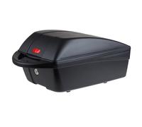 Top case velo box polisport 11l noir fixation mik-mik-hd 2.0 verrouillage securi