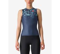 Top Castelli Free Tri 2 Rosso Corsa sans manches bleu foncé femme - XS