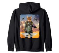 Top Cat Maverick Parodie Action Movie Epic Retro Sweat à Capuche