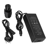 Top Chargeur * Adaptateur Secteur Alimentation pour Chargeur de Batterie 36V 2A Sortie 42V 2A Chargeur Lithium Li-ION pour 10Series 36V Connecteur: 3-Prong Inline 12mm 3P GX16-3P