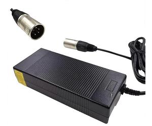 Top Chargeur * Chargeur Secteur Sortie Output DC 29.4V 3A 3000mA 88.2W Certification CE Li-ION Battery Charger Connecteur: XLR 4 Broches Remplace Alimentation 29.4V 500mA / 1A / 2A / 2,5A / 3A / 4A