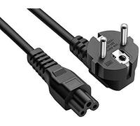 Top Chargeur * Lot de 3 Cordon Câble Secteur Alimentation Electrique 1.5m 150cm en Trèfle Tripolaire Mickey C5 CEE7 Noir