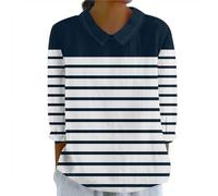 Top Chic Et Élégant Femme Chemise Bowling Lingerie Blouse De Ménage sans Manches T-Shirts Et Tops De Sport Tee Shirt Humour T Bleu 2XL