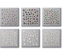 Top Choice ongles & Décoration autocollant de couleur (42737) 1op-6pcs