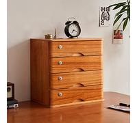 Top Classeur en bois avec serrure et boîte de rangement pour bureau à domicile pour petits espaces Armoire de données durable avec 4 tiroirs