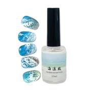Top Coat - Bouclier à ongles à tenue prolongée, vernis à texture brillante, couverture de style Liquid, système de beauté du bout des doigts de qualité professionnelle, effet brillant durable
