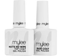 Top Coat Matte Residue-Free Gel Nail Polish 2 X 15 Ml Uv Led ¿ Long Lasting, Easy And Quick Finish For Natural Nails, Acrylic Extensions ¿ For Pedicure And Manicure