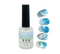 Top Coat pour ongles - Gel liquide 15 ml, scellant à séchage rapide, protection haute brillance | Composant de salon, outil de vernis pour sœur à appliquer sur les espaces de dressing de studio de van