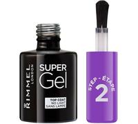 Top Coat Super Gel 12Ml, Finition Ultra Brillante, Manucure Longue Tenue En 2 Étapes