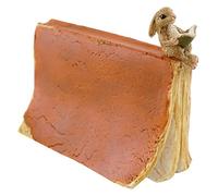 Top Collection 4518 Lapin lisant sur Un Livre en résine Marron, Tan