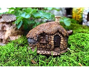 Top Collection Enchanted étage Jardin et Toit de chaume pour Terrarium Fée Maison extérieur Décor, 5,7 cm