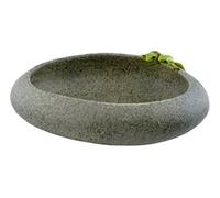 Top Collection Garden Frogs on Long Pot de Fleurs Fonctionnel en Pierre
