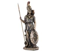 Top Collection Greek Goddess Athena Statue- Goddess of Wisdom, War, & The Arts Sculpture in Premium Cold Cast Bronze- 11-inch Collectible Daughter of Zeus Figurine