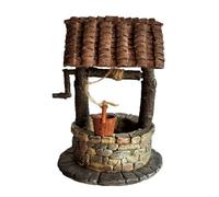 Top Collection Jardin Féérique Miniature et Terrarium Fée Wishing Well avec tournant Manivelle Statue