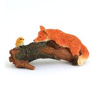 Top Collection Miniature Fairy Garden and Terrarium Playful Red Fox with Bird
