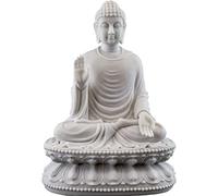 Top Collection Statue de Bouddha Shakyamuni avec Finition marbre Blanc 22,9 cm H 16,5 cm W