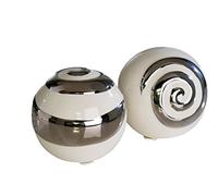 TOP CONTEMPORAIN ! Lot de 2 boules 100% DÉCO en CÉRAMIQUE - diamètre de 6 cm