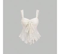 Top court tube avec nœud papillon et imprimé texturé L,M,S,XLUnicoloreDentelle